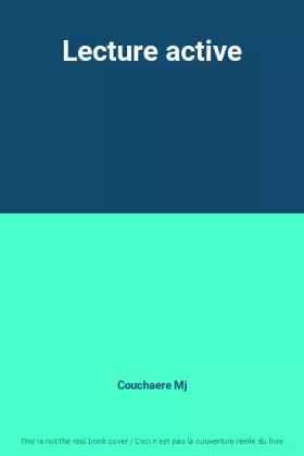 Couverture du produit · Lecture active