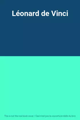 Couverture du produit · Léonard de Vinci