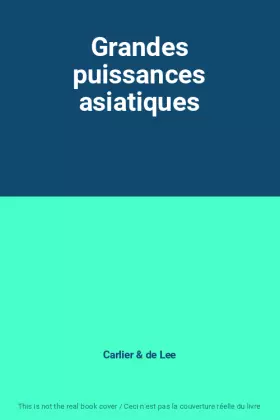 Couverture du produit · Grandes puissances asiatiques