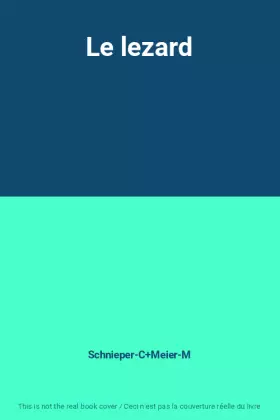 Couverture du produit · Le lezard