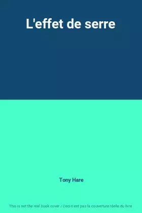 Couverture du produit · L'effet de serre