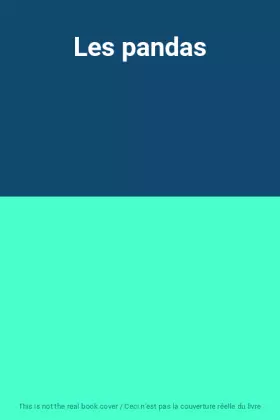 Couverture du produit · Les pandas