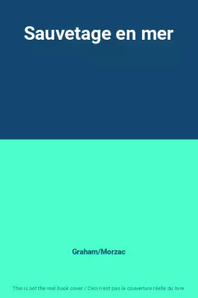Couverture du produit · Sauvetage en mer