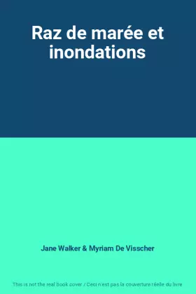 Couverture du produit · Raz de marée et inondations