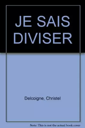 Couverture du produit · JE SAIS DIVISER