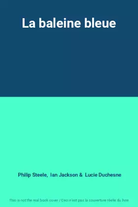 Couverture du produit · La baleine bleue