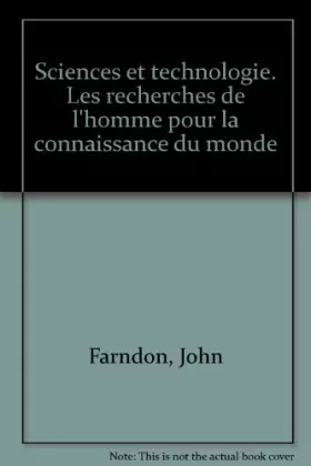 Couverture du produit · Sciences et technologies