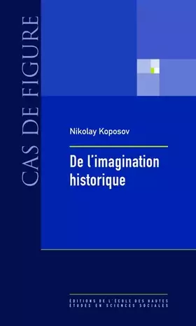 Couverture du produit · De l'imagination historique