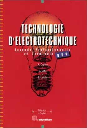 Couverture du produit · Technologie d'électronique 2e et Tle pro