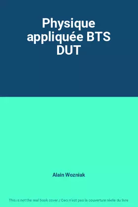 Couverture du produit · Physique appliquée BTS DUT