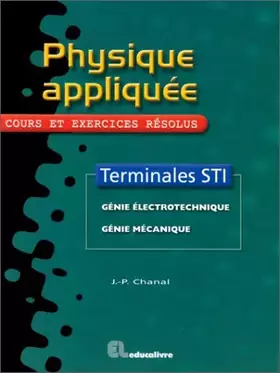 Couverture du produit · Physique appliquée, terminale STI