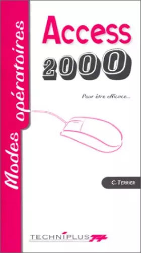 Couverture du produit · Le mode opératoire d'Access 2000