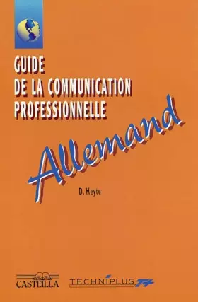 Couverture du produit · Guide de la communication professionnelle : Allemand