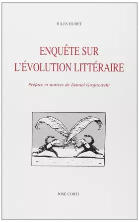 Couverture du produit · Enquête sur l'évolution littéraire