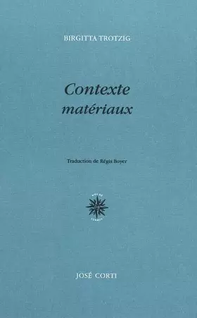 Couverture du produit · CONTEXTE MATERIAUX