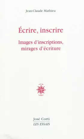 Couverture du produit · Écrire inscrire