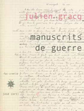 Couverture du produit · Manuscrits de guerre: Edition fac-similé