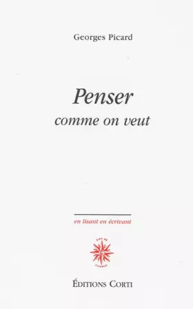 Couverture du produit · Penser comme on veut