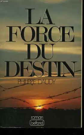 Couverture du produit · La force du destin