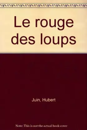 Couverture du produit · Le Rouge des loups
