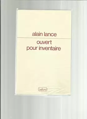 Couverture du produit · Ouvert pour inventaire