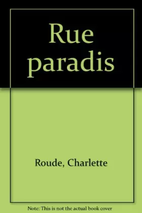 Couverture du produit · Rue Paradis
