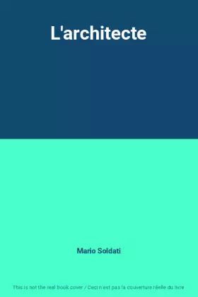 Couverture du produit · L'architecte
