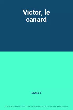 Couverture du produit · Victor, le canard