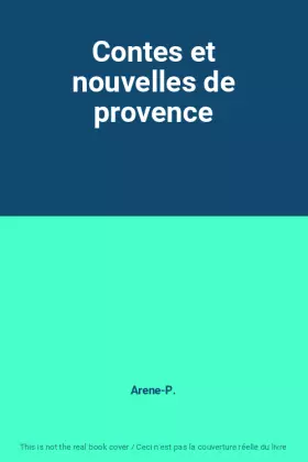 Couverture du produit · Contes et nouvelles de provence