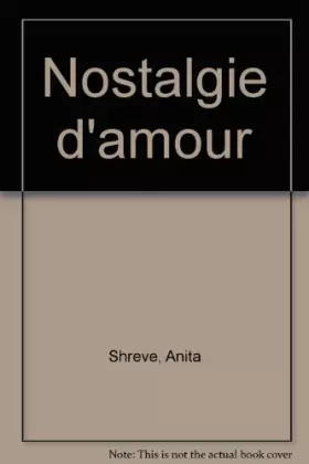 Couverture du produit · Nostalgie d'amour