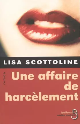 Couverture du produit · Une affaire de harcèlement