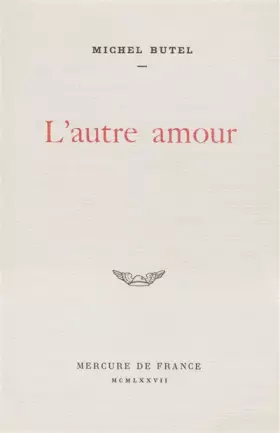 Couverture du produit · L'Autre amour