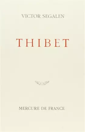 Couverture du produit · Thibet