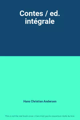 Couverture du produit · Contes / ed. intégrale