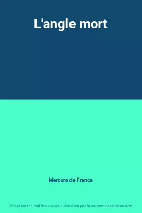 Couverture du produit · L'angle mort