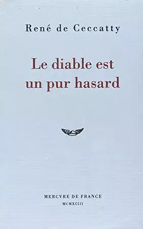 Couverture du produit · Le diable est un pur hasard