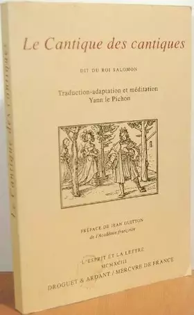 Couverture du produit · Le Cantique des Cantiques