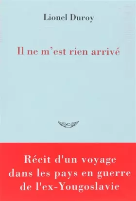 Couverture du produit · Il ne m'est rien arrivé