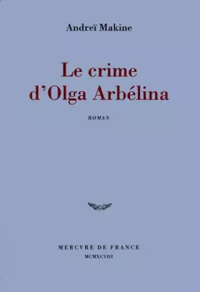 Couverture du produit · Le Crime d'Olga Arbelina