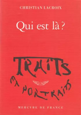 Couverture du produit · Qui est là ?