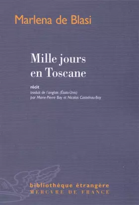 Couverture du produit · Mille jours en Toscane
