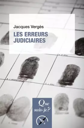 Couverture du produit · Les erreurs judiciaires