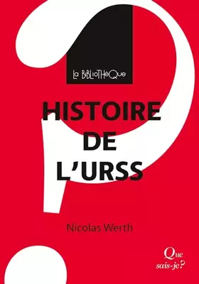 Couverture du produit · Histoire de l'URSS
