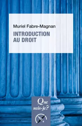 Couverture du produit · Introduction au droit