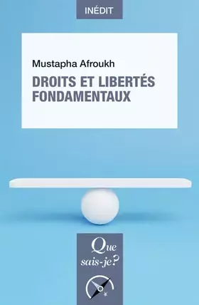 Couverture du produit · Droits et libertés fondamentaux