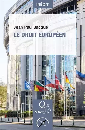Couverture du produit · Le Droit européen