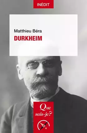 Couverture du produit · Durkheim