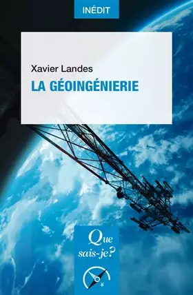 Couverture du produit · La Géoingénierie