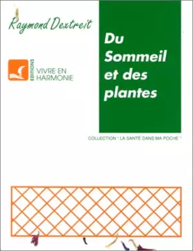 Couverture du produit · Du sommeil et des plantes