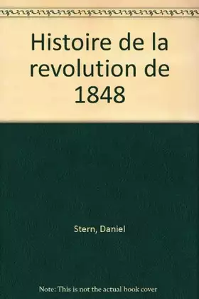 Couverture du produit · Histoire de la Révolution de 1848
